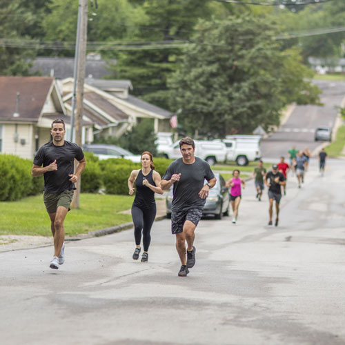 CrossFit Kirkwood CrossFit classes - running outside