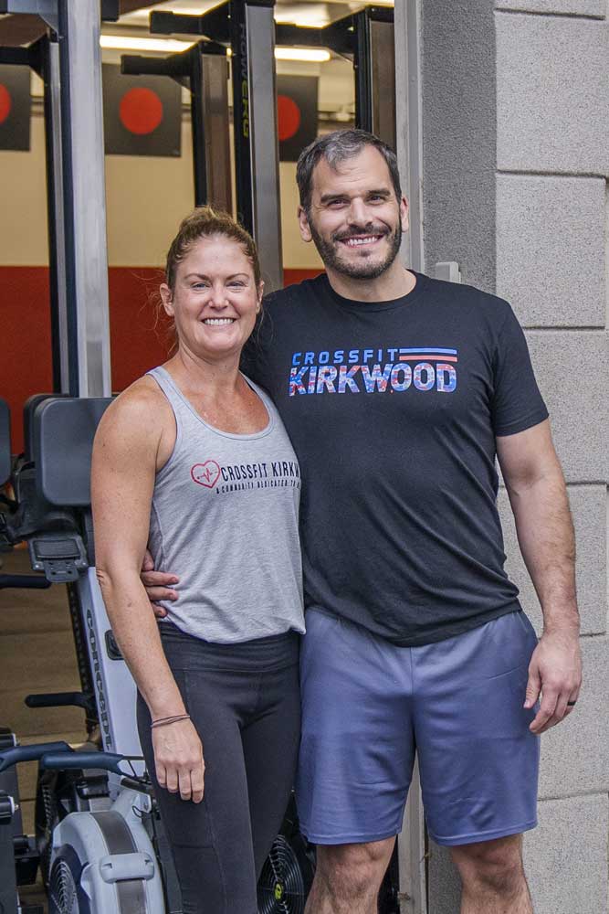 CrossFit Kirkwood owners Brooke and Jeff